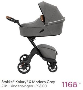 Baby & Tiener Stokke xplory x modern grey 2 in 1 kinderwagen aanbieding