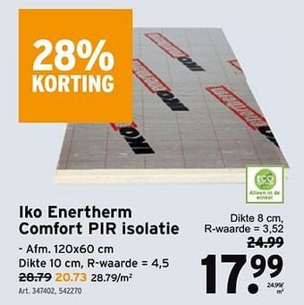 GAMMA Iko enertherm comfort pir isolatie aanbieding