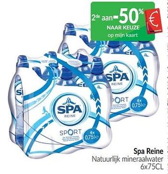 Intermarché Spa reine natuurlijk mineraalwater aanbieding