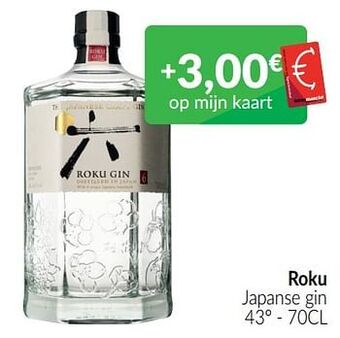 Intermarché Roku japanse gin aanbieding