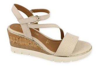 Berca Shoes Tamaris Sandaal Dames Binnenzool Touch It - Blauw aanbieding