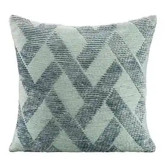 Leen Bakker Sierkussen Elias - blauw - 45x45 cm - Leen Bakker aanbieding