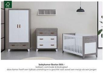 Baby & Tiener Babykamer boston aanbieding