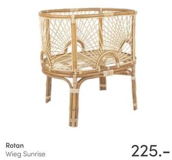 Rotan wieg sunrise