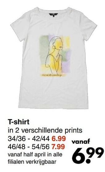 Wibra T-shirt aanbieding