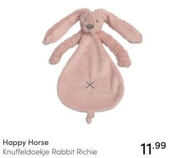 Baby & Tiener Happy horse knuffeldoekje rabbit richie aanbieding