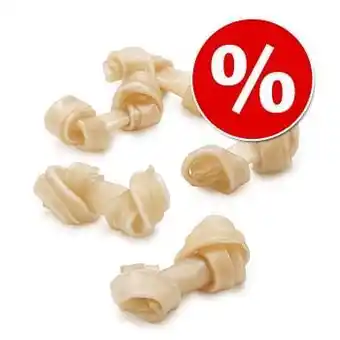 Zooplus 24 stuks Kauwbotten Geknoopt à ca. 16 cm Barkoo Hondensnacks aanbieding