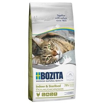 Zooplus 2x10kg Feline Indoor & Sterilised Bozita Kattenvoer aanbieding