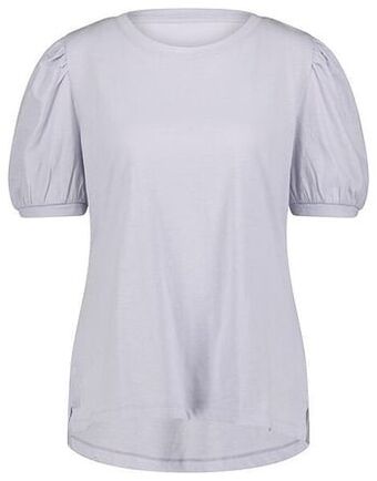 HEMA HEMA Dames T-shirt Pofmouw Lila (lila) aanbieding