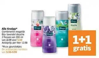 Alle Kneipp Combineren lavendel douche 200 ml