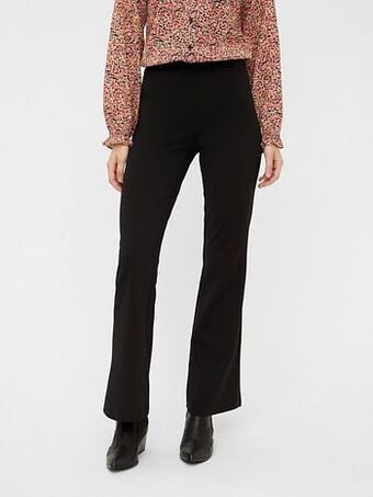 Berca Shoes Pieces Broek Pieces Flared Broek - Zwart aanbieding