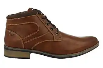Berca Shoes Mode-Mania Bottine Heren Vegan - Cognac aanbieding