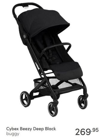 Baby & Tiener Cybex beezy deep black buggy aanbieding
