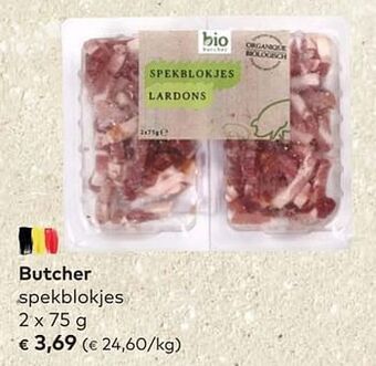 Butcher spekblokjes