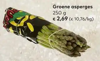 Bio Planet Groene asperges aanbieding