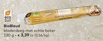 Biobleud bladerdeeg met echte boter