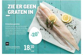 Makro North Sea Chefs Heekfilet aanbieding