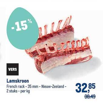 Makro Lamskroon aanbieding