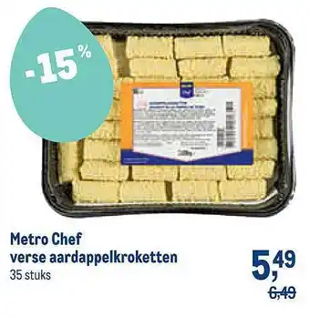 Makro Verse Aardappelkroketten aanbieding