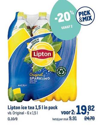 Makro Lipton Ice Tea aanbieding