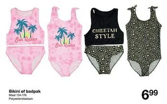Zeeman Bikini of badpak aanbieding