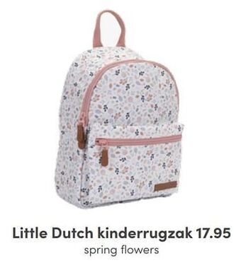 Baby & Tiener Little dutch kinderrugzak aanbieding
