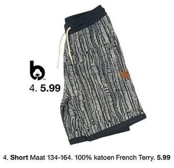 Zeeman Short aanbieding