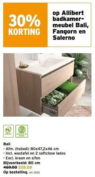 Allibert badkamermeubel bali