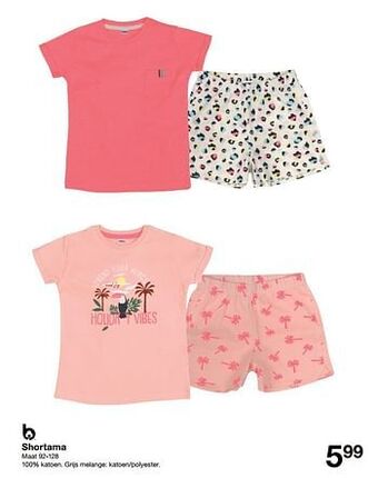 Zeeman Shortama aanbieding