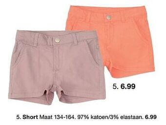 Zeeman Short aanbieding
