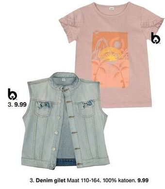 Zeeman Denim gilet aanbieding