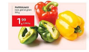 Alvo Paprikamix aanbieding