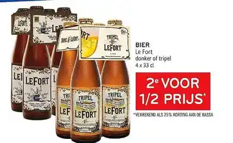 Alvo Bier Le Fort Donker Of Tripel 4 X 33 Cl aanbieding