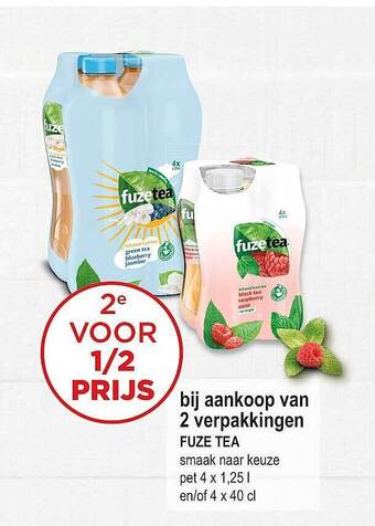 Alvo Fuze Tea aanbieding