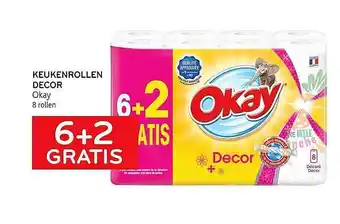 Alvo Keukenrollen Decor Okay 8 Rollen aanbieding