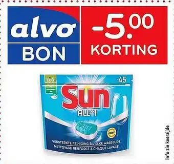 Alvo Sun All In 1 aanbieding