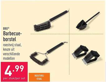 ALDI Bbq Barbecueborstel aanbieding