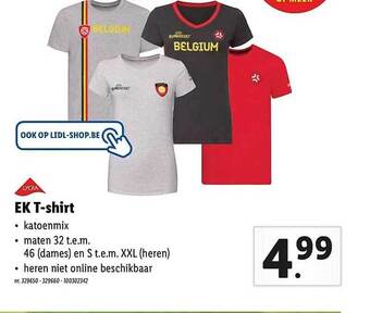 Lidl Ek T-shirt aanbieding