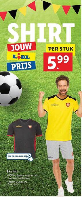 Lidl Ek Shirt aanbieding