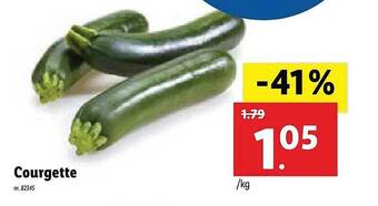 Lidl Courgette aanbieding