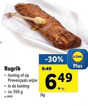 Lidl Rugrib aanbieding