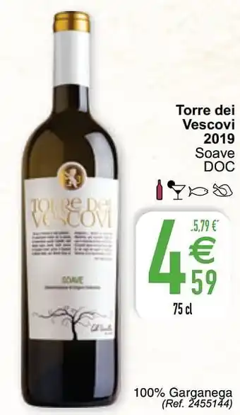 Torre dei vescovi 2019 soave doc 75cl