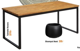 Kwantum Tuintafel Novara aanbieding