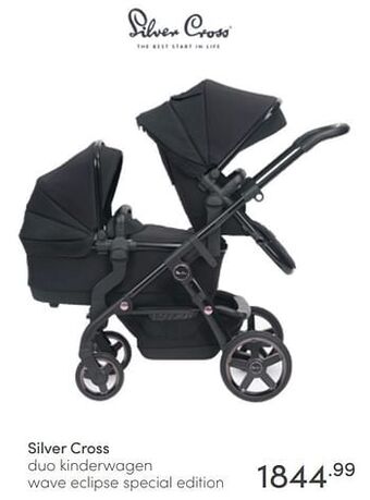 Baby & Tiener Silver cross duo kinderwagen wave eclipse special edition aanbieding