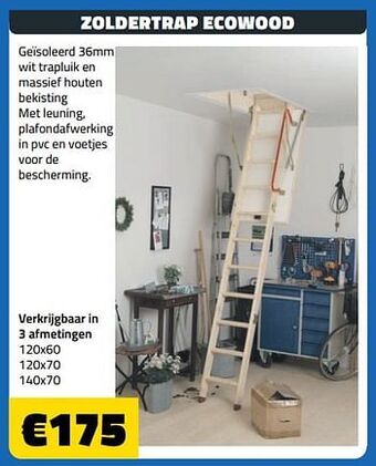 Bouwcenter Frans Vlaeminck Zoldertrap ecowood aanbieding