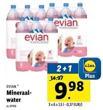 Lidl Mineraalwater aanbieding