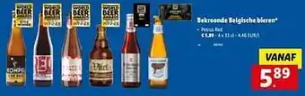 Bekroonde belgische bieren petrus red
