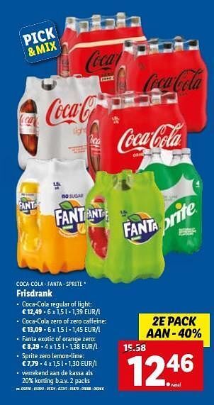 Lidl Frisdrank aanbieding