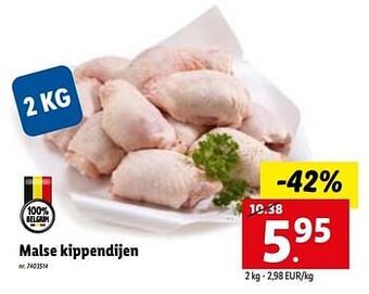 Lidl Malse kippendijen aanbieding