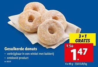 Lidl Gesuikerde donuts aanbieding
